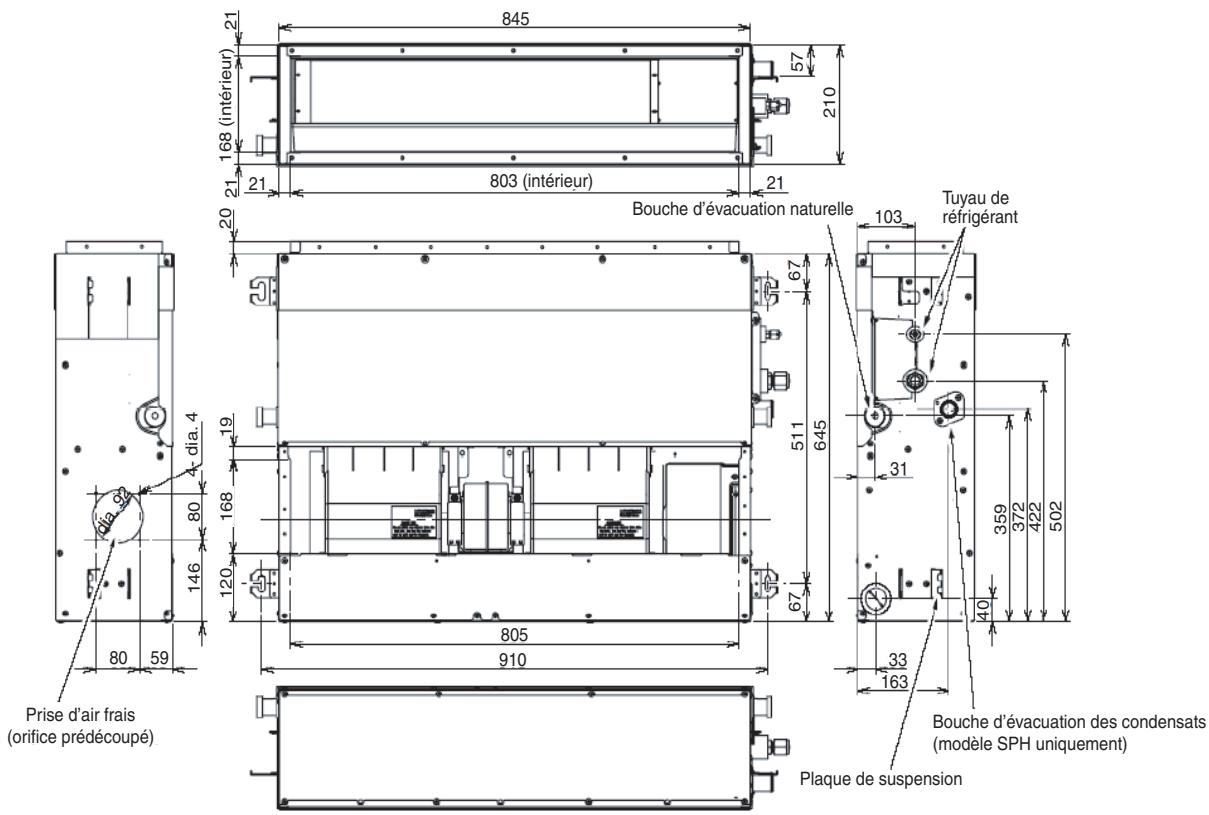TOSHIBA MMF-AP0151H > 0561H - Dimensions - 1