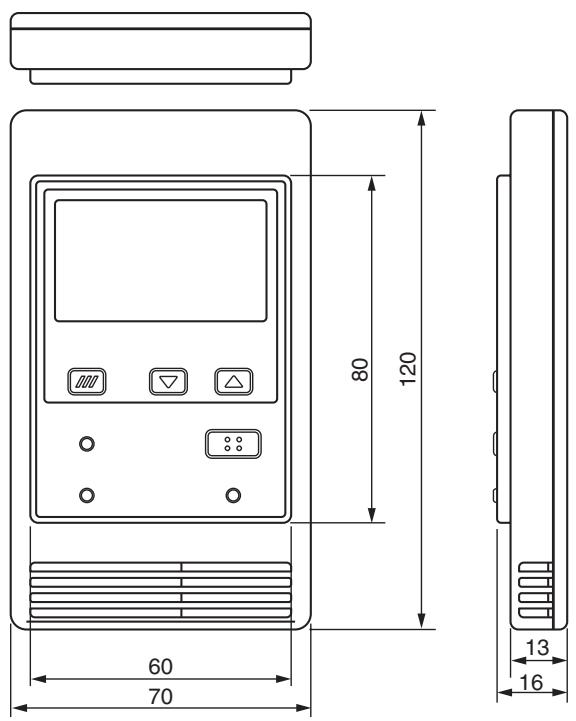 TOSHIBA MMF-AP0151H > 0561H - - Commande filaire simplifiée - 1