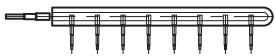 TOSHIBA MMF-AP0151H > 0561H - Raccord Y et distributeurs - 2