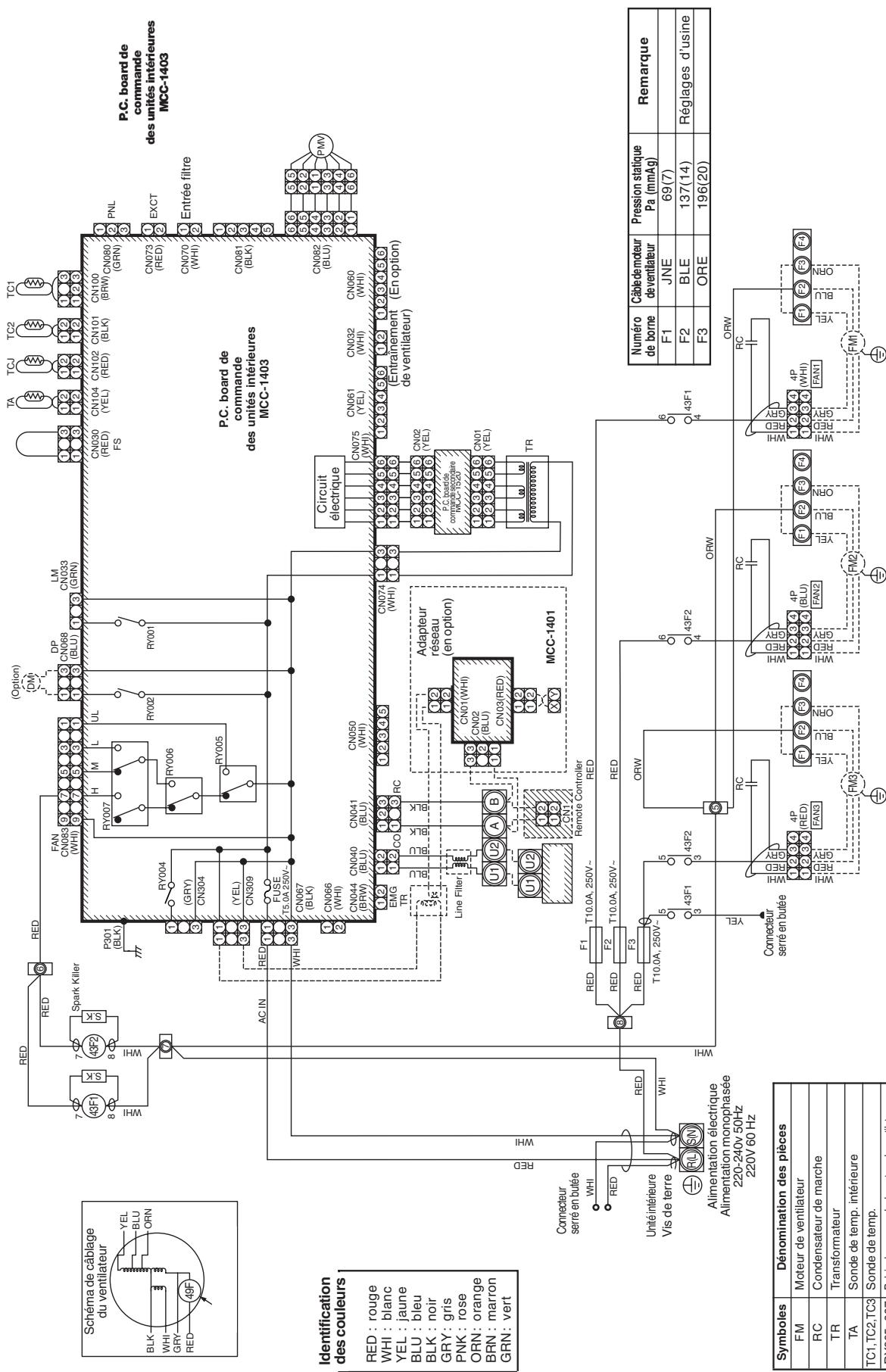 TOSHIBA MMF-AP0151H > 0561H - 1-3. Cassette 1-voie (compact) - 4