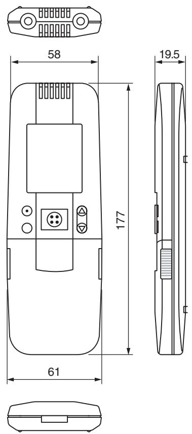 TOSHIBA MMF-AP0151H > 0561H - • Télécommande infrarouge - 1
