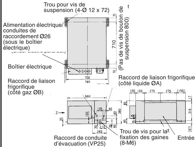 TOSHIBA MMF-AP0151H > 0561H - - Unité gainable haute pression statique - 1