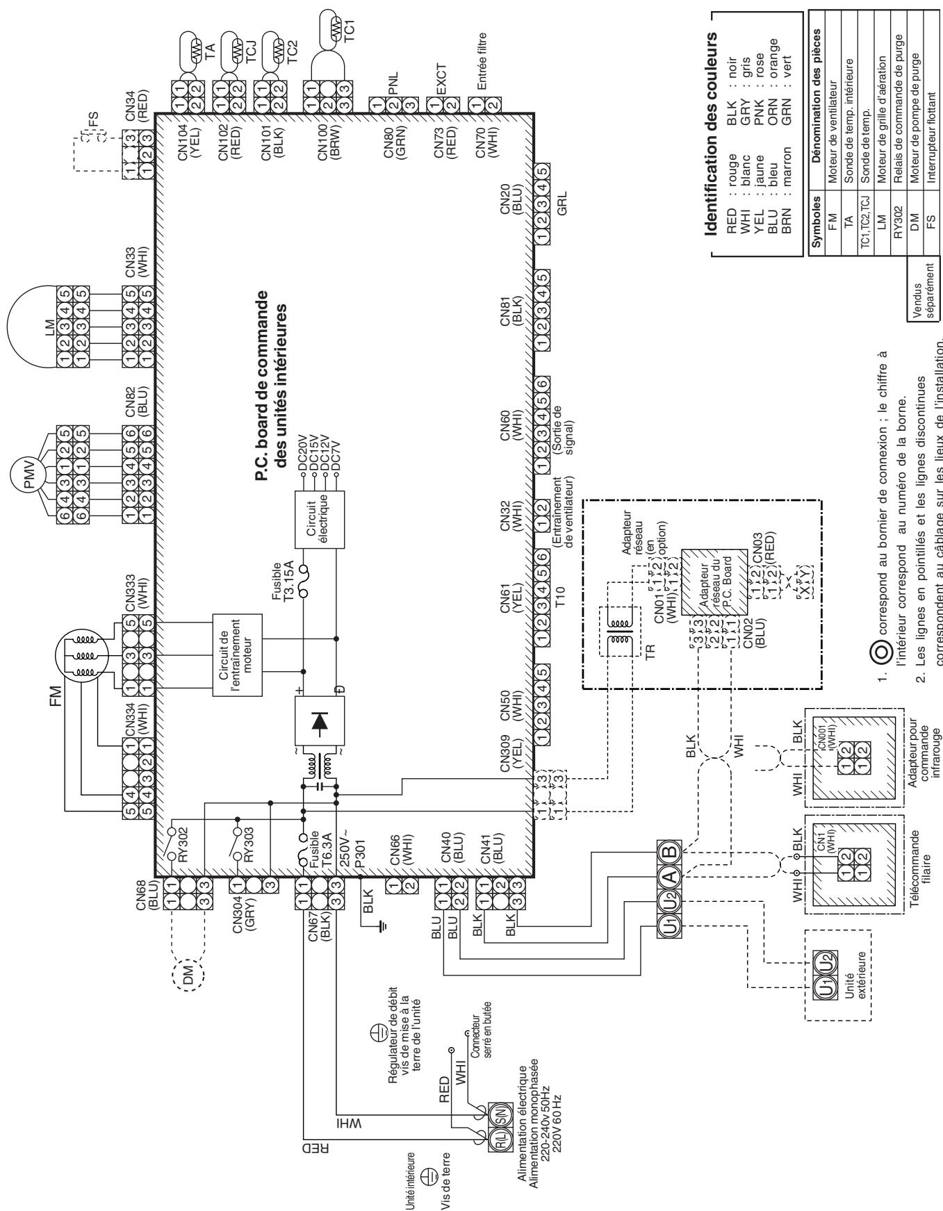 TOSHIBA MML-AP0071H > 0241H - 1-6. Plafonnier - 1