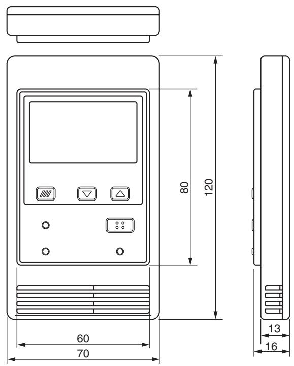 TOSHIBA MML-AP0071H > 0241H - Commande filaire simplifiée - 1