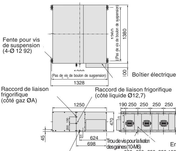 TOSHIBA MML-AP0071H > 0241H - - Unitégainable haute pression statique - 6