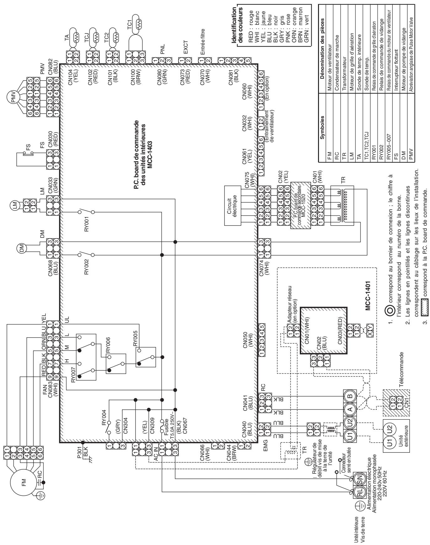 TOSHIBA MML-AP0071H > 0241H - 1-3. Cassette 1-voie (compact) - 2