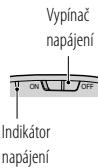 TOSHIBA FPT-AG02G - Vypínač a indikátor napájení - 1