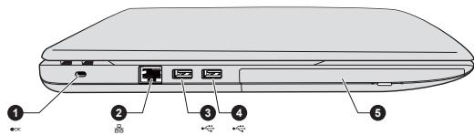 TOSHIBA QOSMIO X870-142,  QOSMIO X870-14H,  QOSMIO X870-154,  QOSMIO X870-156,  QOSMIO X870-157,  QOSMIO X870-15T,  QOSMIO X870-165,  QOSMIO X870-169,  QOSMIO X870-16E - Vue de gauche - 1