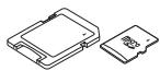 TOSHIBA QOSMIO X870-142,  QOSMIO X870-14H,  QOSMIO X870-154,  QOSMIO X870-156,  QOSMIO X870-157,  QOSMIO X870-15T,  QOSMIO X870-165,  QOSMIO X870-169,  QOSMIO X870-16E - Illustration 4-16 Exemples de cartes mémoire - 2