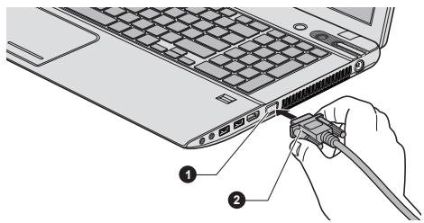 TOSHIBA QOSMIO X870-142,  QOSMIO X870-14H,  QOSMIO X870-154,  QOSMIO X870-156,  QOSMIO X870-157,  QOSMIO X870-15T,  QOSMIO X870-165,  QOSMIO X870-169,  QOSMIO X870-16E - Connexion du câble de l'écran - 1