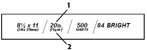 SHARP AR-C240P - Sample Ream Label: - 1