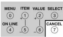 SHARP AR-C240P - CANCEL Button - 1