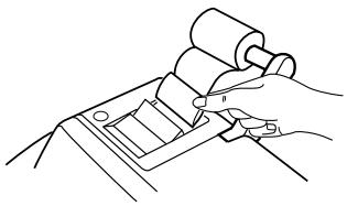 SHARP CS-1194H - REMPLACEMENT DU ROULEAU DE PAPIER - 4