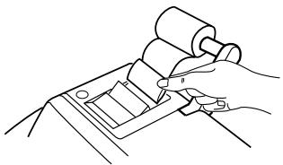 SHARP CS-1194H - CAMBIO DEL ROLLO DEL PAPEL - 4