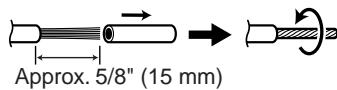 Approx. 5/8" (15 mm)