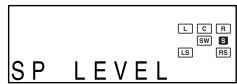 SHARP SD-HX500 - ■ Speaker level setting - 1