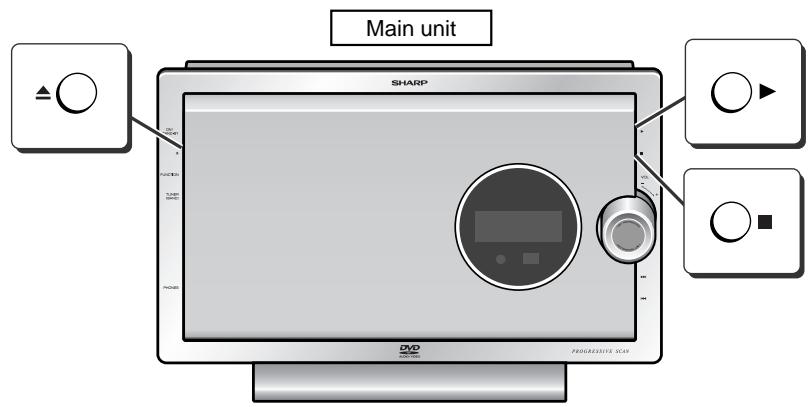 Main unit SHARP PROGRESSIVE SCAN