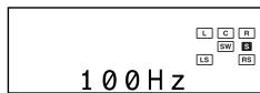 SHARP SD-HX500 - ■ Changing crossover frequency - 2