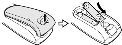SHARP SD-HX500 - ■ Battery installation - 1