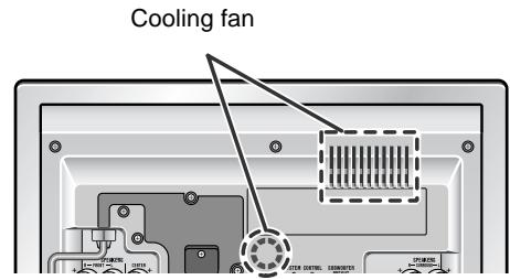 SHARP SD-HX500 - ■ Cooling fan - 1