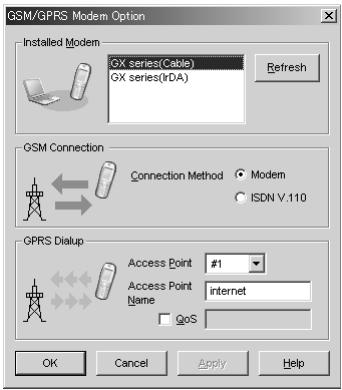 SHARP GX10M - Usage of QoS setting in Modem Driver - 2