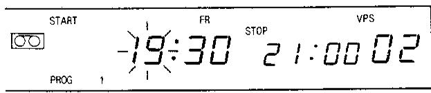 SHARP VC-793S - Réglage du programmeur - 2
