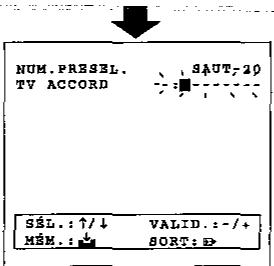 SHARP VC-H92 - REGLAGE DES CANAUX - 6