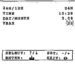 SHARP VC-H92 - INITIAL SETTING OF OSD (ON SCREEN DISPLAY) - 9