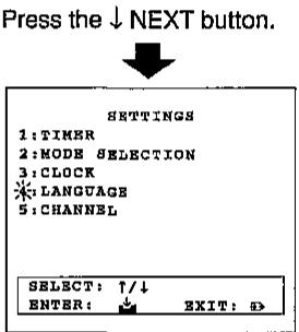 SHARP VC-H92 - Key to easy setting - 12