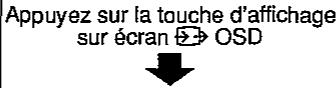 SHARP VC-H92 - REGLAGE INITIAL DE L'AFFICHAGE SUR ECRAN - 9