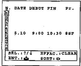 SHARP VC-H92 - VERIFICATION D'UNE PROGRAMMATION - 5