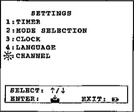 SHARP VC-H92 - SETTING THE CHANNELS - 8