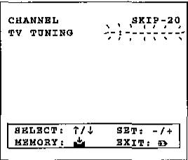 SHARP VC-H92 - SETTING THE CHANNELS - 13