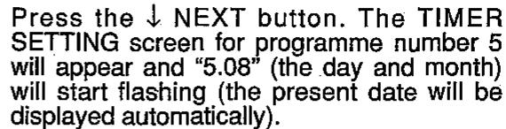 SHARP VC-H92 - TIMER RECORDING (OSP: ON SCREEN PROGRAMME) - 1
