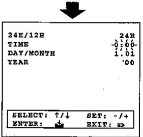 SHARP VC-H92 - INITIAL SETTING OF OSD (ON SCREEN DISPLAY) - 4