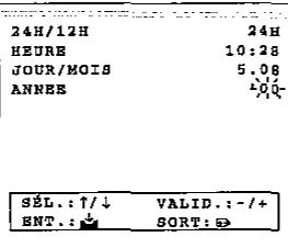 SHARP VC-H92 - REGLAGE INITIAL DE L'AFFICHAGE SUR ECRAN - 6