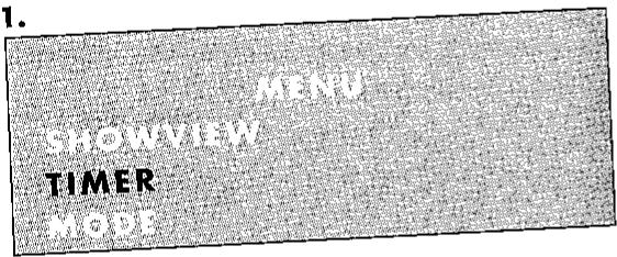 SHARP VC-M25GM - PROGRAMMATION D'ENREGISTREMENTS DIFFERES - 1