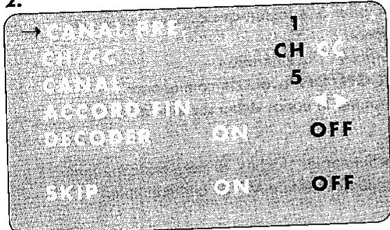 SHARP VC-M25GM - REGLAGE MANUEL suite - 1