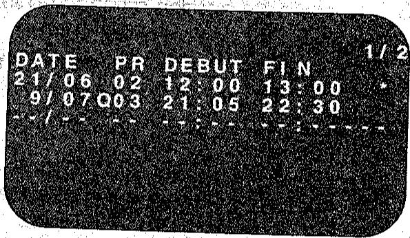 SHARP VC-M311GM - Programmation d'un enregistrement - 3