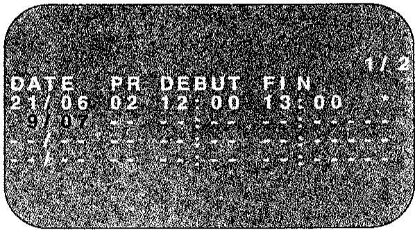 SHARP VC-M311GM - PROGRAMMATION d'un enregistrement - 2
