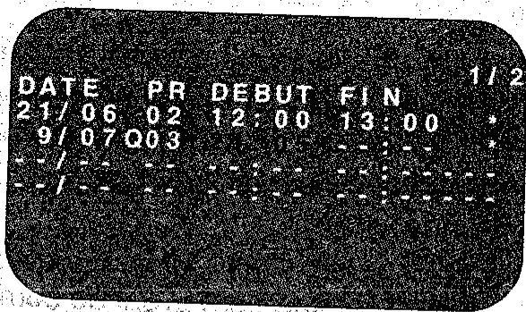 SHARP VC-M311GM - Programmation d'un enregistrement - 1