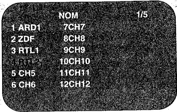 SHARP VC-M311GM - CHANGEMENT DU NOM DES CHAÎNES - 2