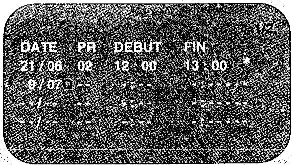 SHARP VC-M311GM - PROGRAMMATION d'un enregistrement - 3