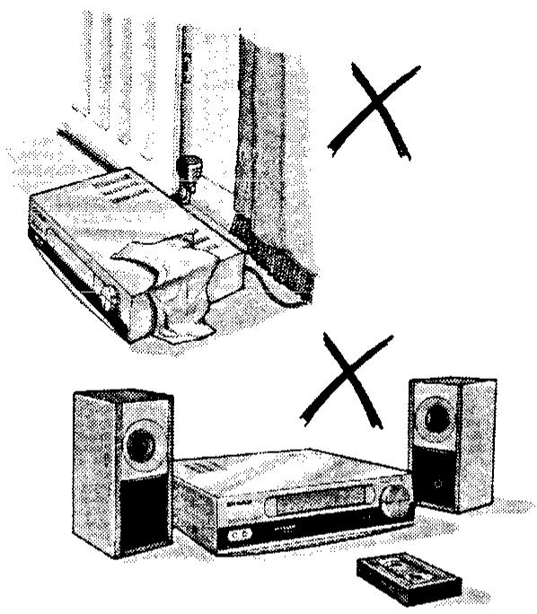 SHARP VC-M33SM/M53SM - À NE PAS FAIRE - 1