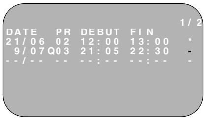 SHARP VC-M361GM - Programmation d'un enregistrement - 3