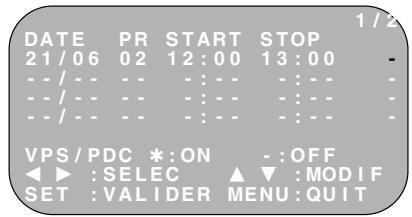 SHARP VC-M361GM - Comment utiliser showview pour enregisterer - 1