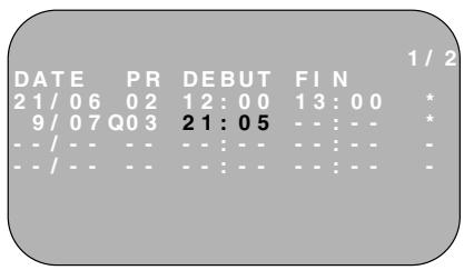 SHARP VC-M361GM - Programmation d'un enregistrement - 1