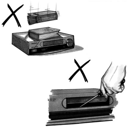 SHARP VC-M36SVM/M361SVM/MH76SVM/MH761SVM - PRISES secteur - 2