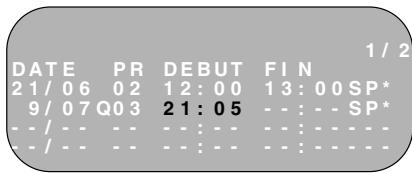 SHARP VC-M36SVM/M361SVM/MH76SVM/MH761SVM - Programmation d'un enregistrement - 1