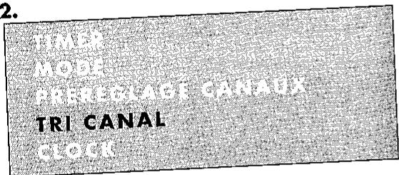 SHARP VC-M45GM - TRI des CANAUX - 2